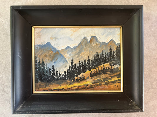 Vintage French Oil Painting