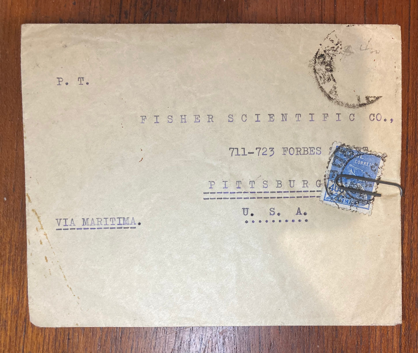 Brasil Cover to USA