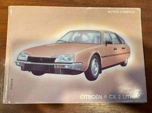 Citroen CX 2 Liters Manual
