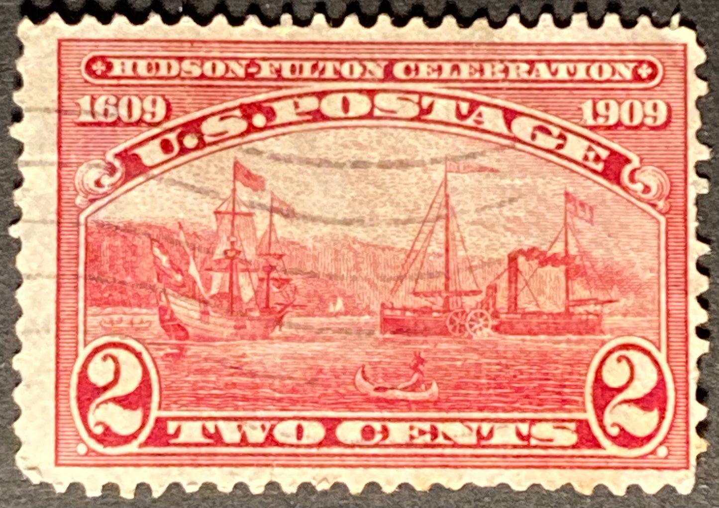 Scott #A143 Hudson-Fulton Celebration Perf. 12