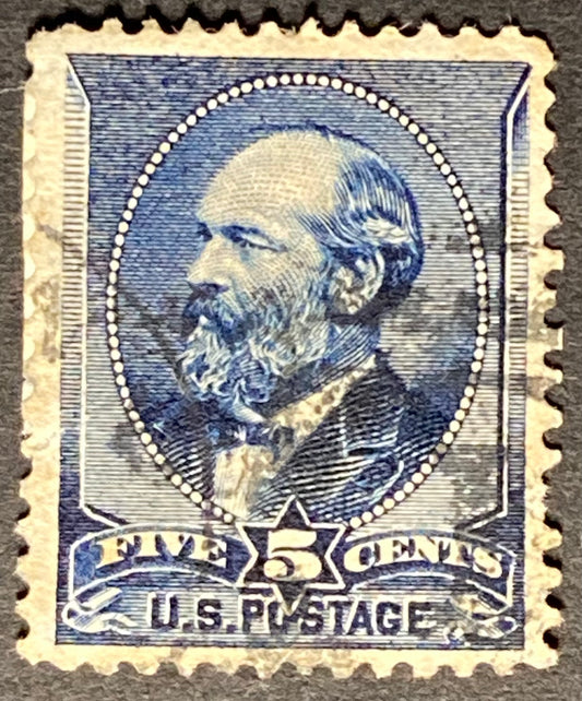 Scott #A56 - 5 Cents Indigo James A. Garfield
