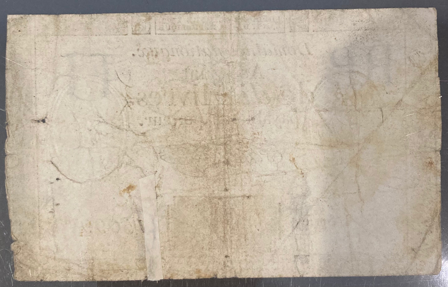 18th/19th Century French Assignat - 10 livres