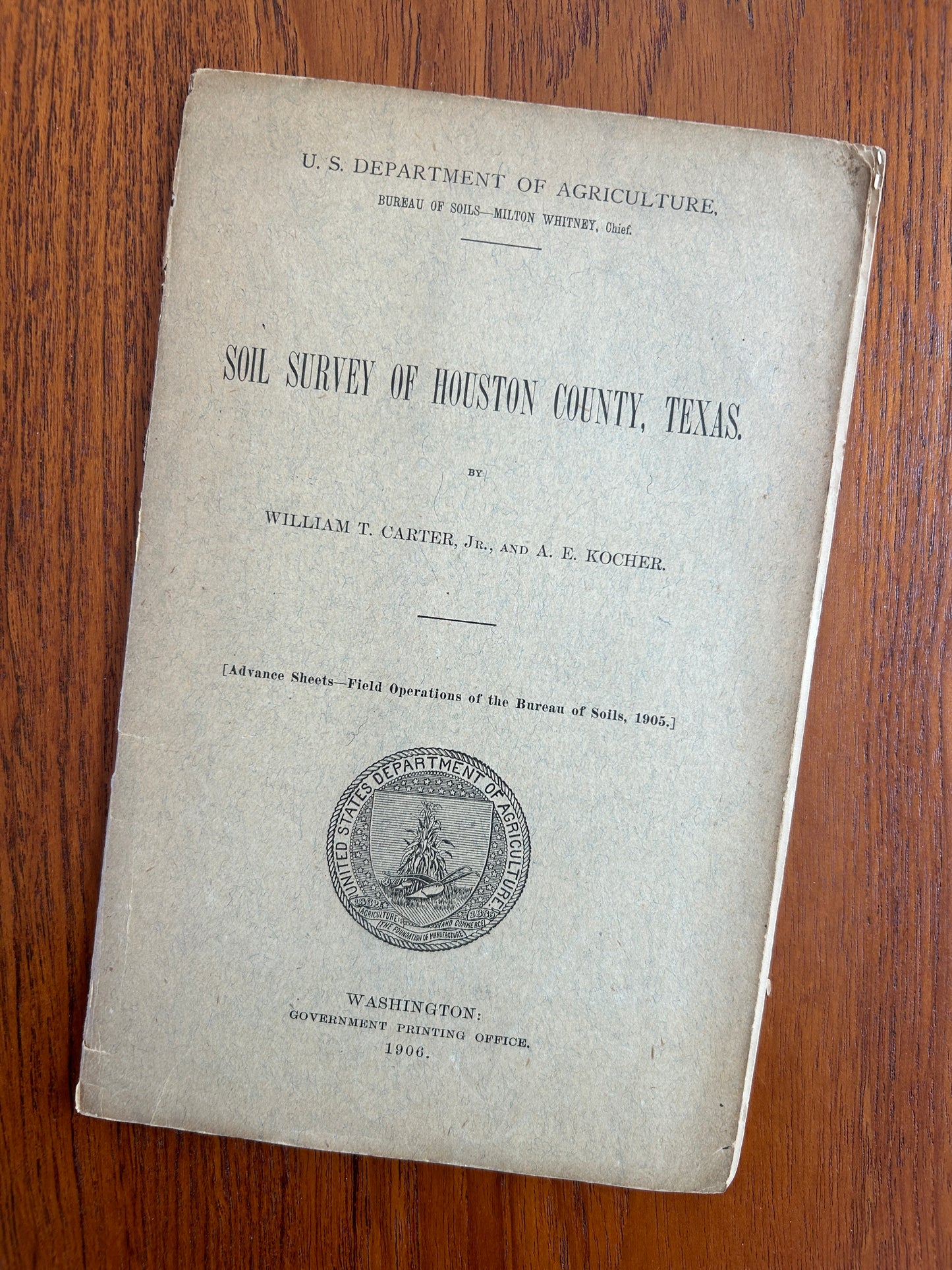 Soil Survey of Houston County, Texas - 1906