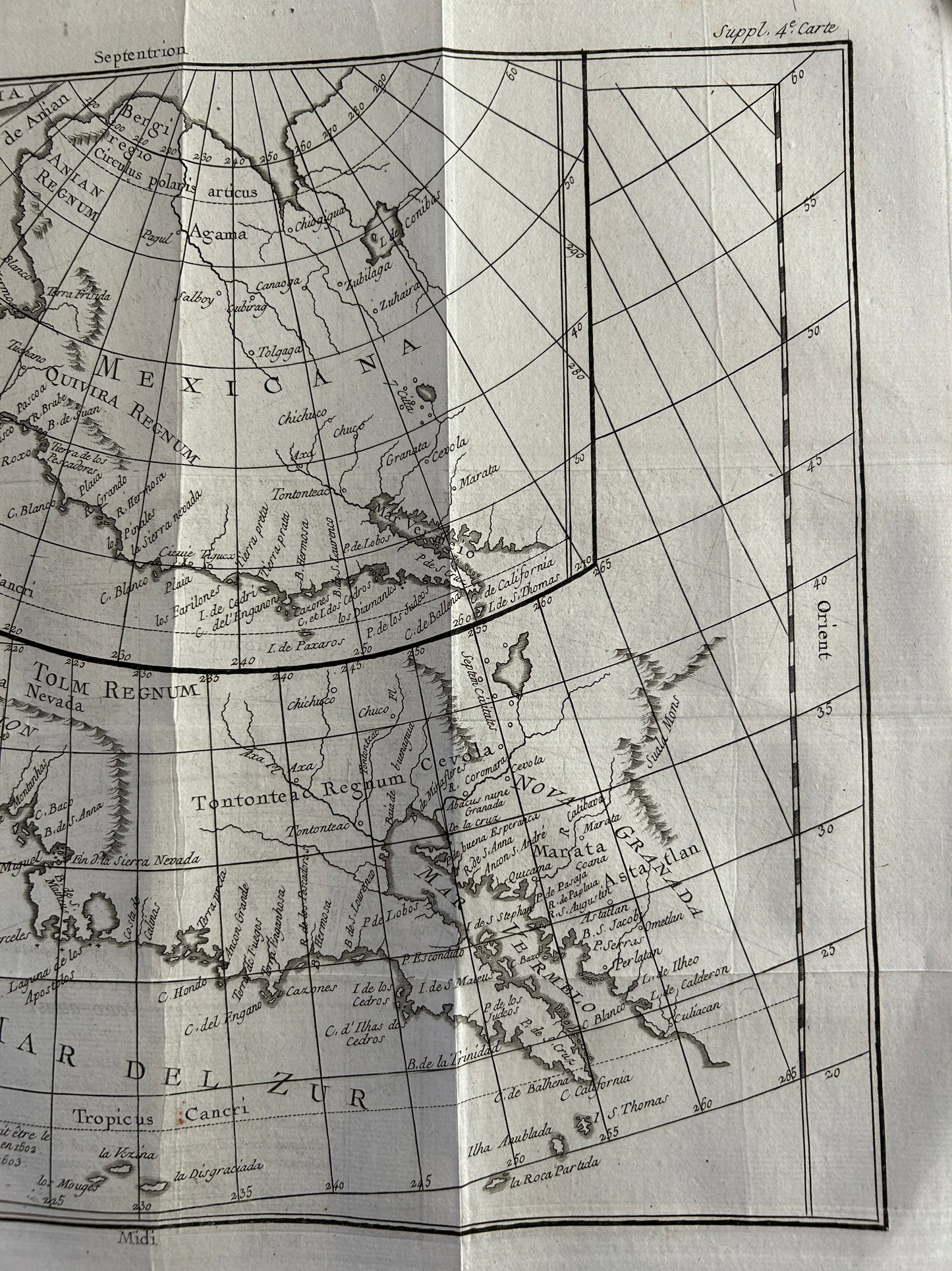 Carte de la Californie et des Pays nord-ouest