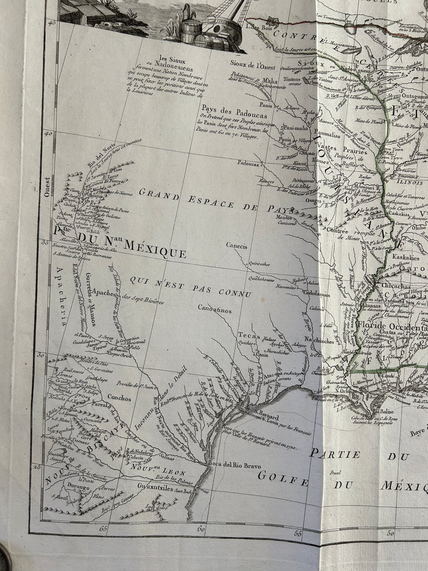 Delmarche, Charles Francois. Etats-Unis de L'Amerique Septentrionale avec les isles royale... Paris, 1785.