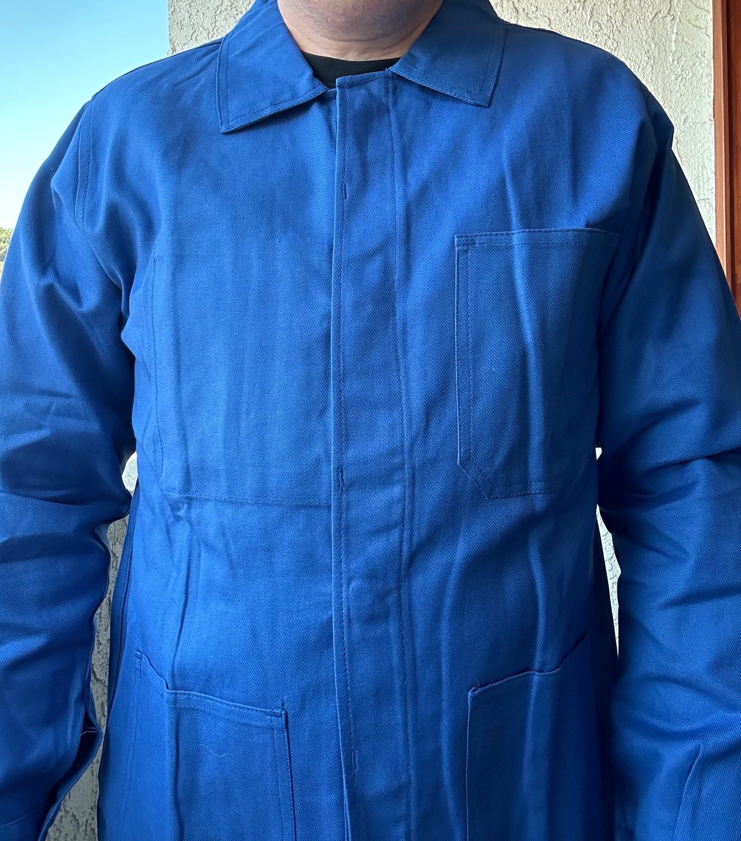 Vintage French Blue Workwear Chore Jacket