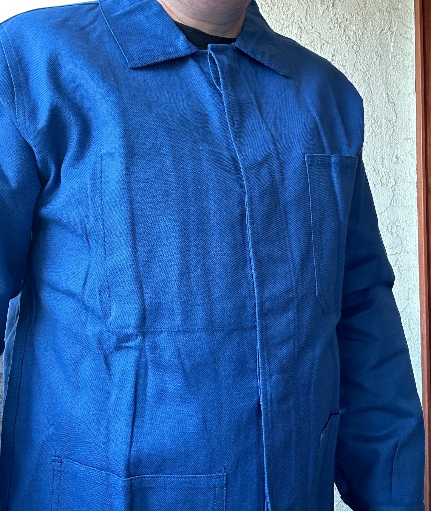 Vintage French Blue Workwear Chore Jacket