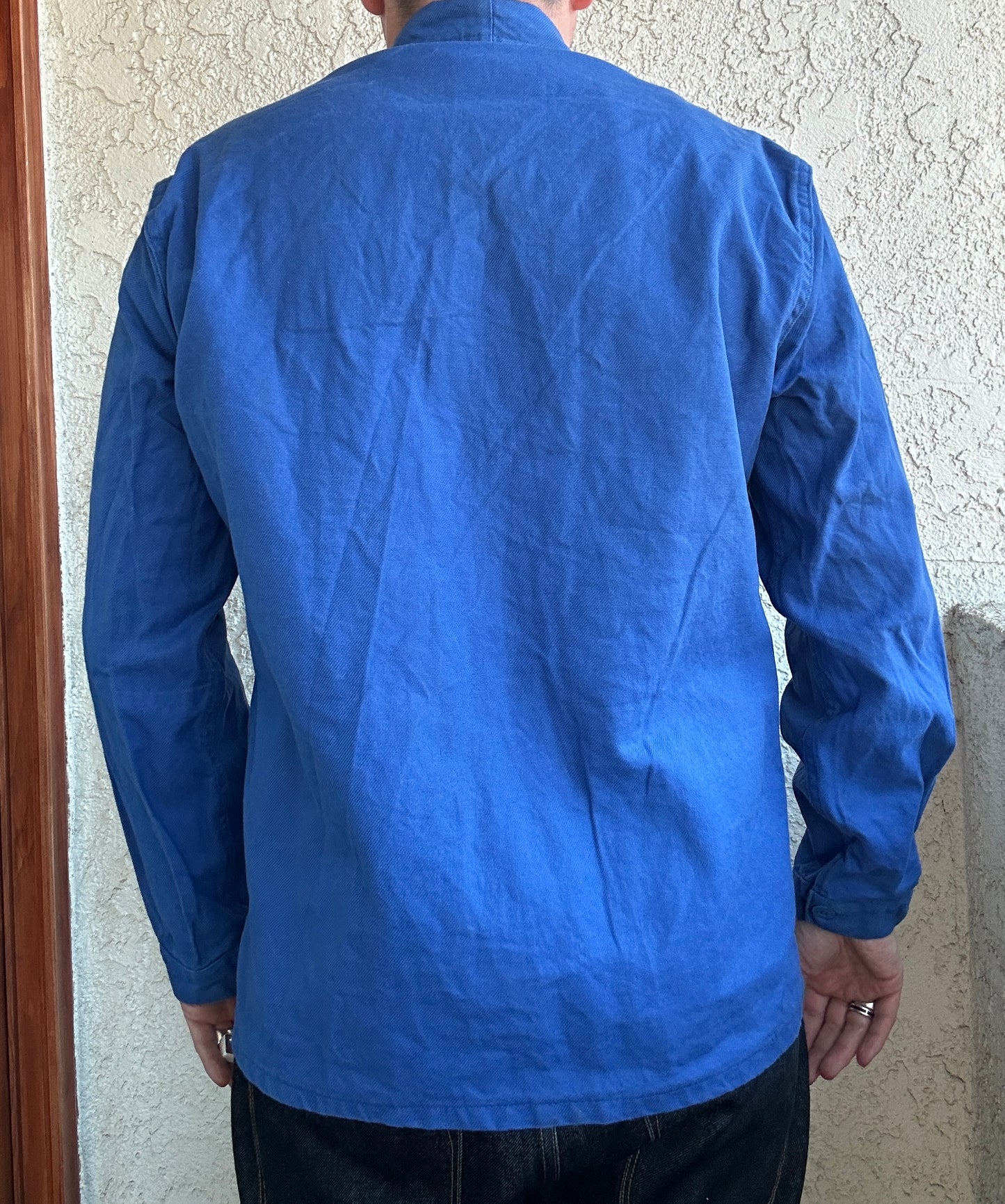 Vintage French Blue Workwear Chore Jacket