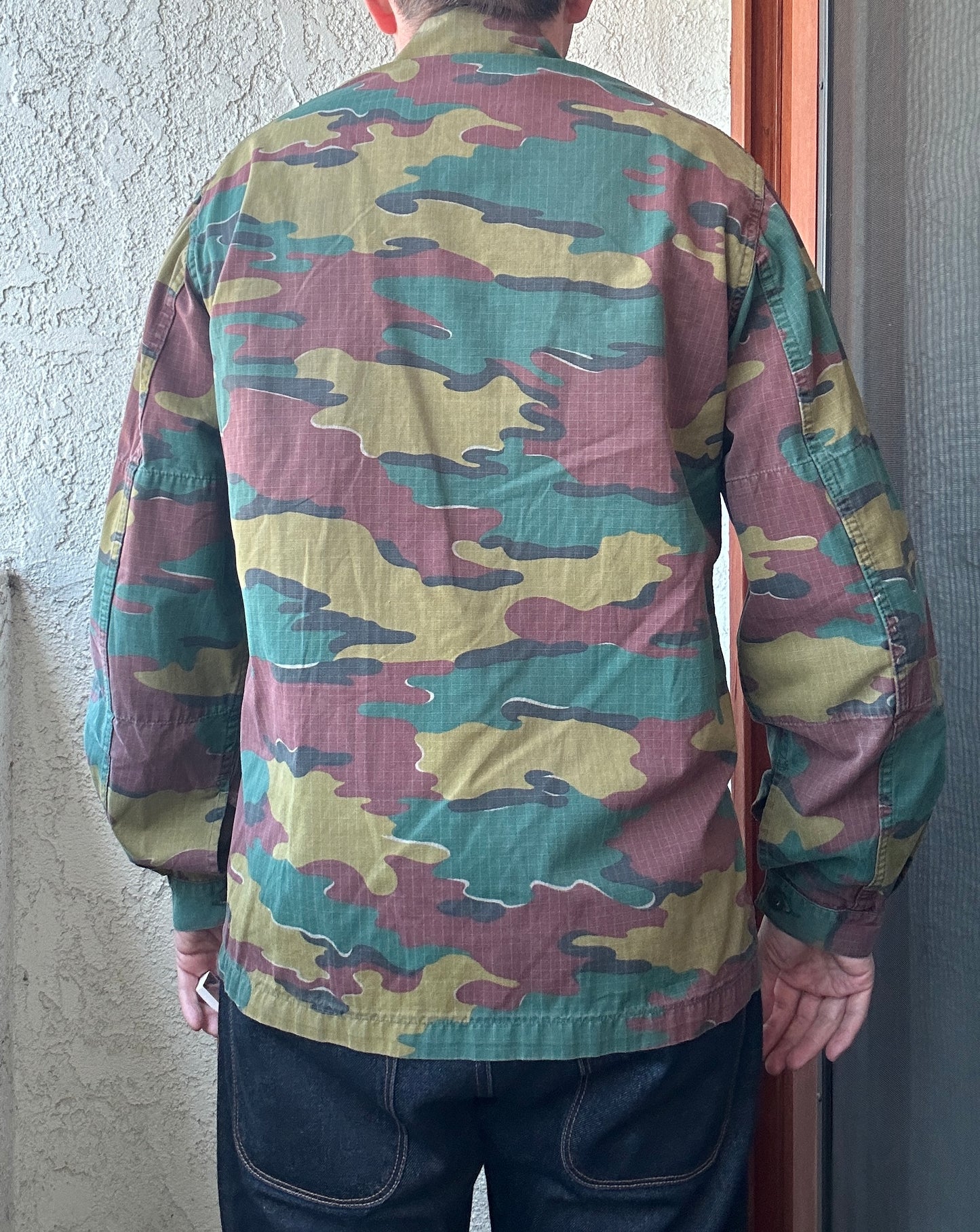 Vintage Belgium Army Camouflage Jacket