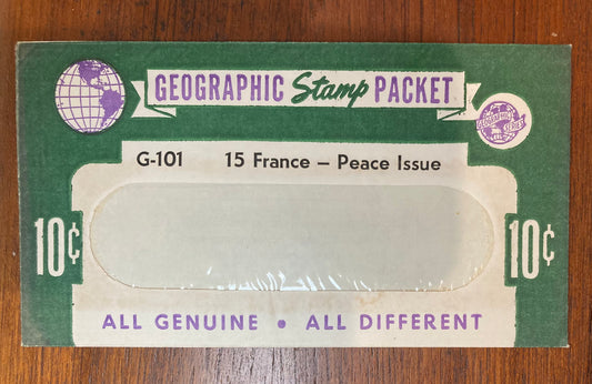 Geographic Stamp Packet