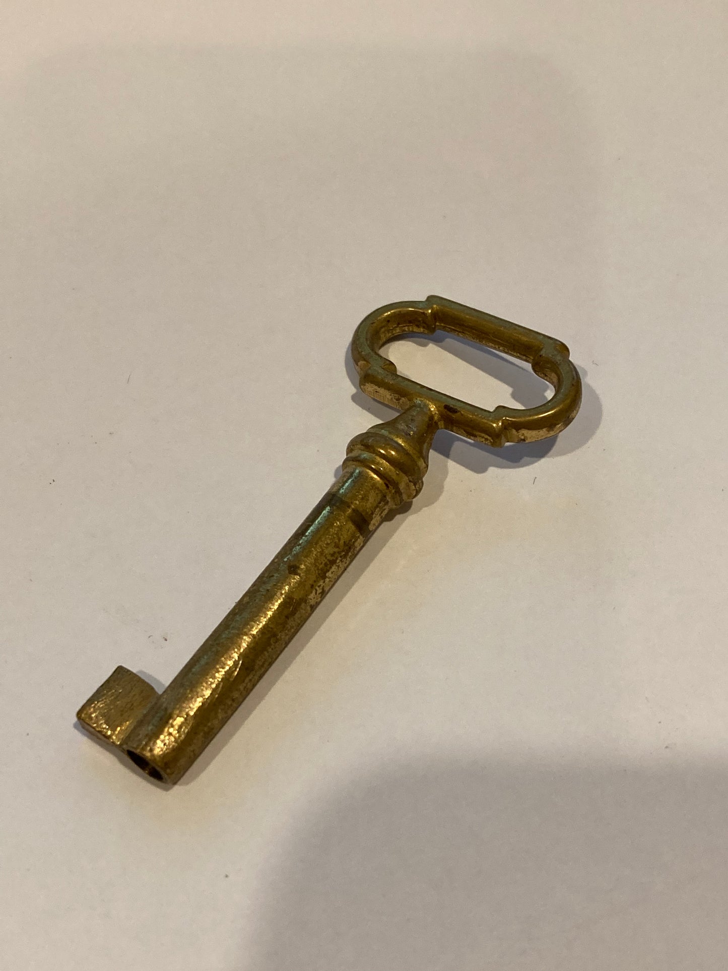 Vintage French Brass Key