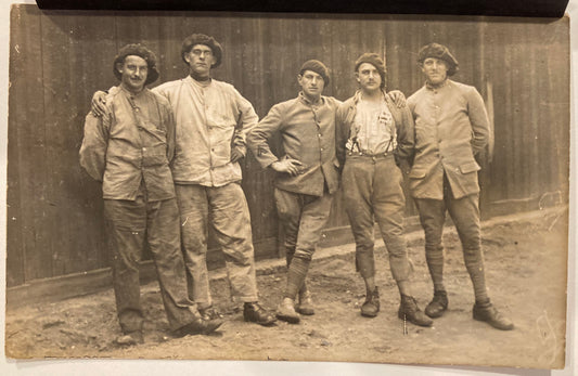 Vintage French Military Postcard