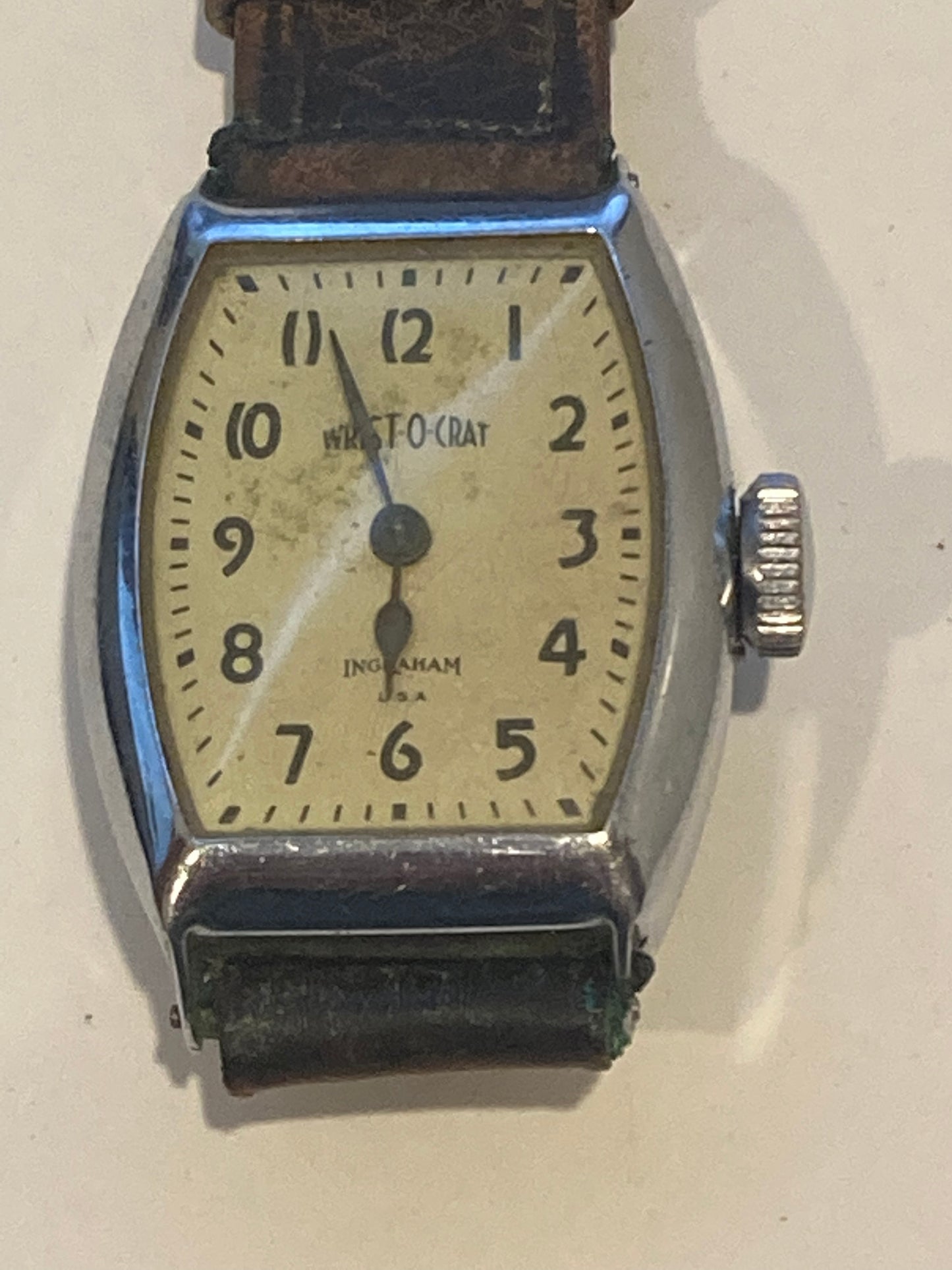 Vintage Wrist Watch Wrist-O-Crat by Ingraham