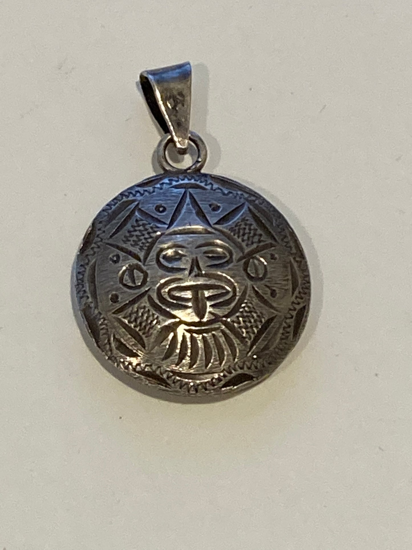 Vintage Silver Mexican Pendant