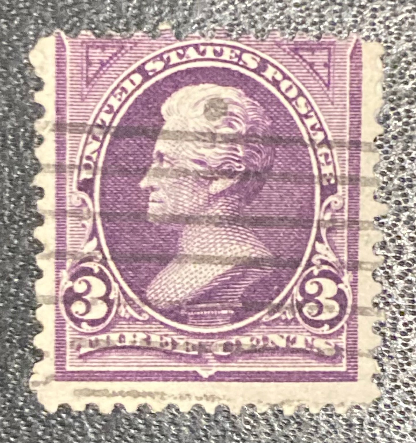 Scott #A62 - 3 cents Andrew Jackson Purple Stamp