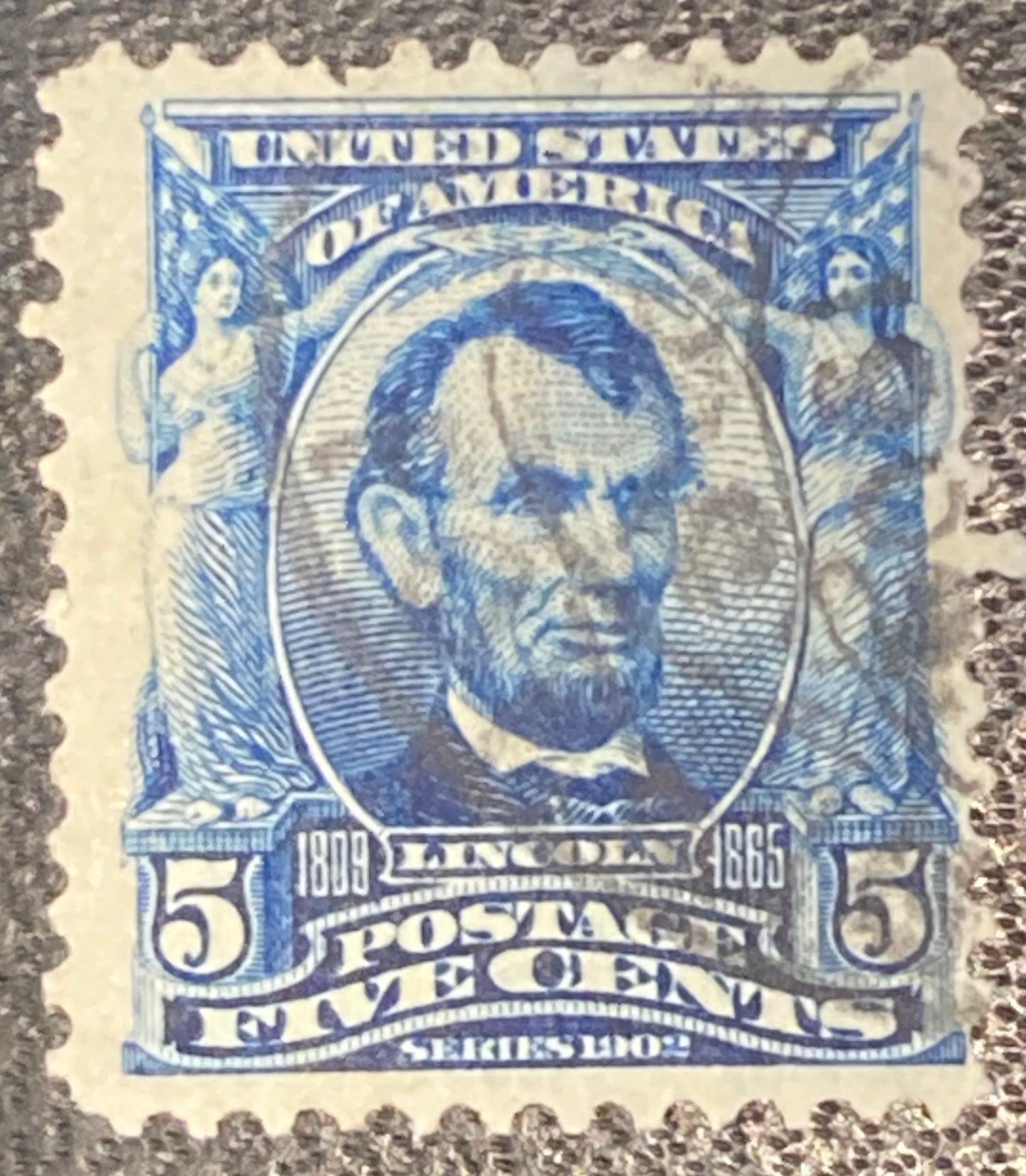 Scott #A119 - 5 Cents Blue Abraham Lincoln Stamp