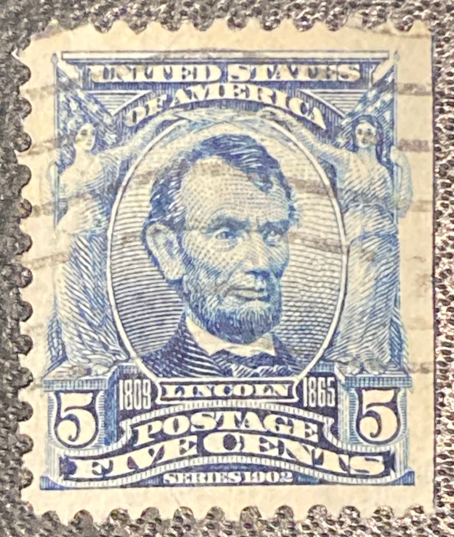 Scott #A119 - 5 Cents Blue Abraham Lincoln Stamp