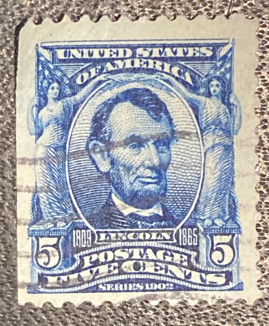 Scott #A119 - 5 Cents Blue Abraham Lincoln Stamp