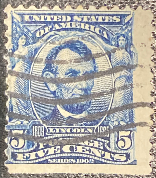 Scott #A119 - 5 Cents Blue Abraham Lincoln Stamp