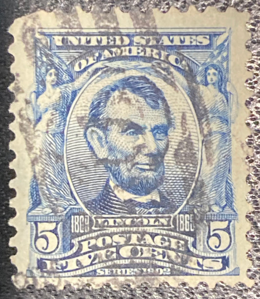 Scott #A119 - 5 Cents Blue Abraham Lincoln Stamp