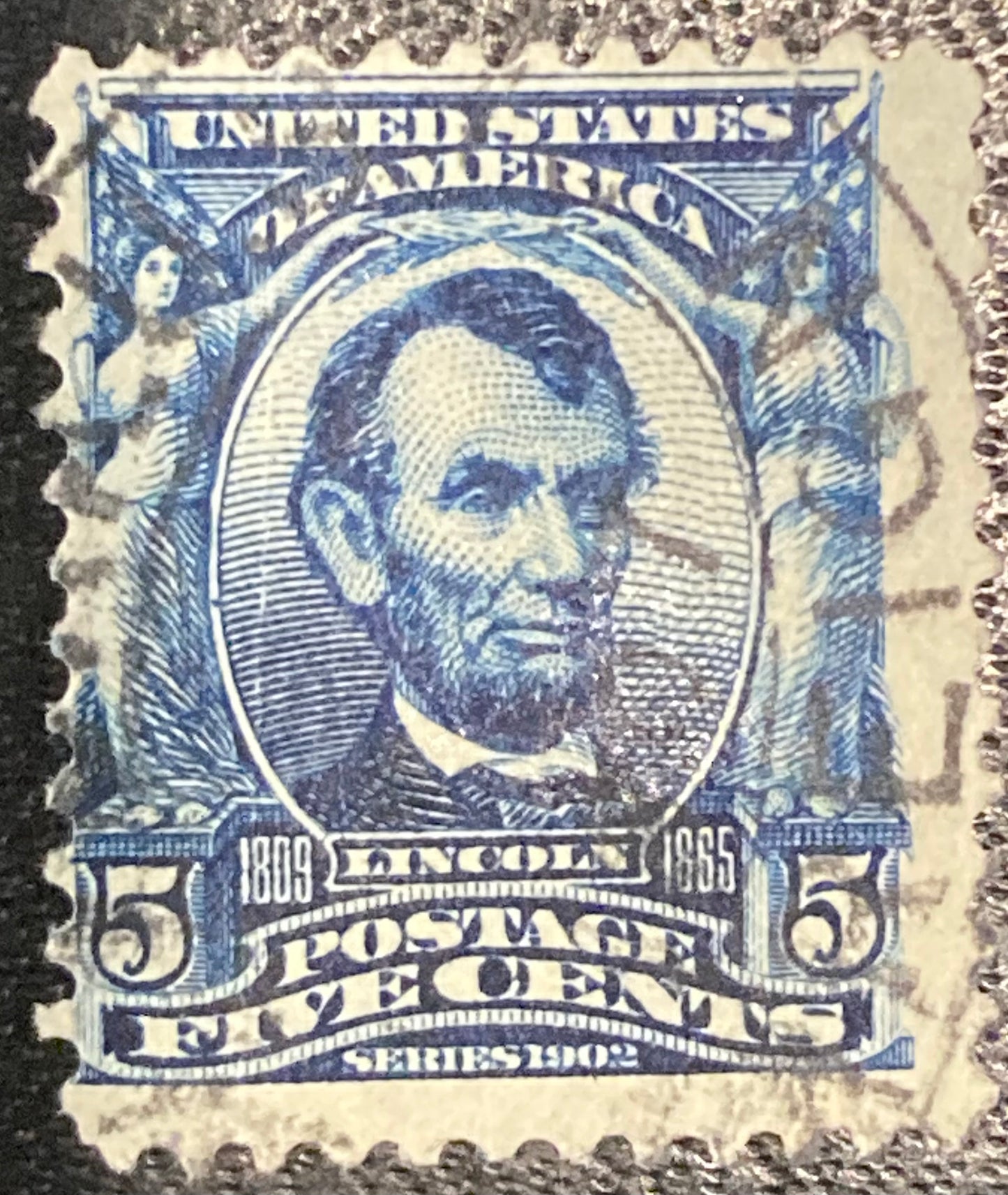 Scott #A119 - 5 Cents Blue Abraham Lincoln Stamp