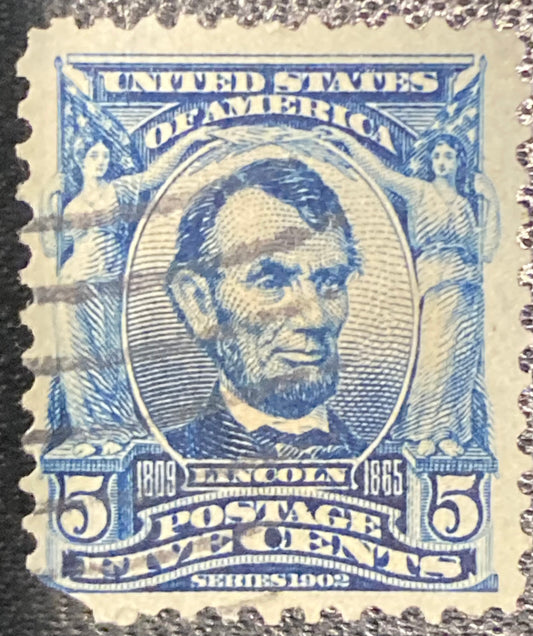 Scott #A119 - 5 Cents Blue Abraham Lincoln Stamp