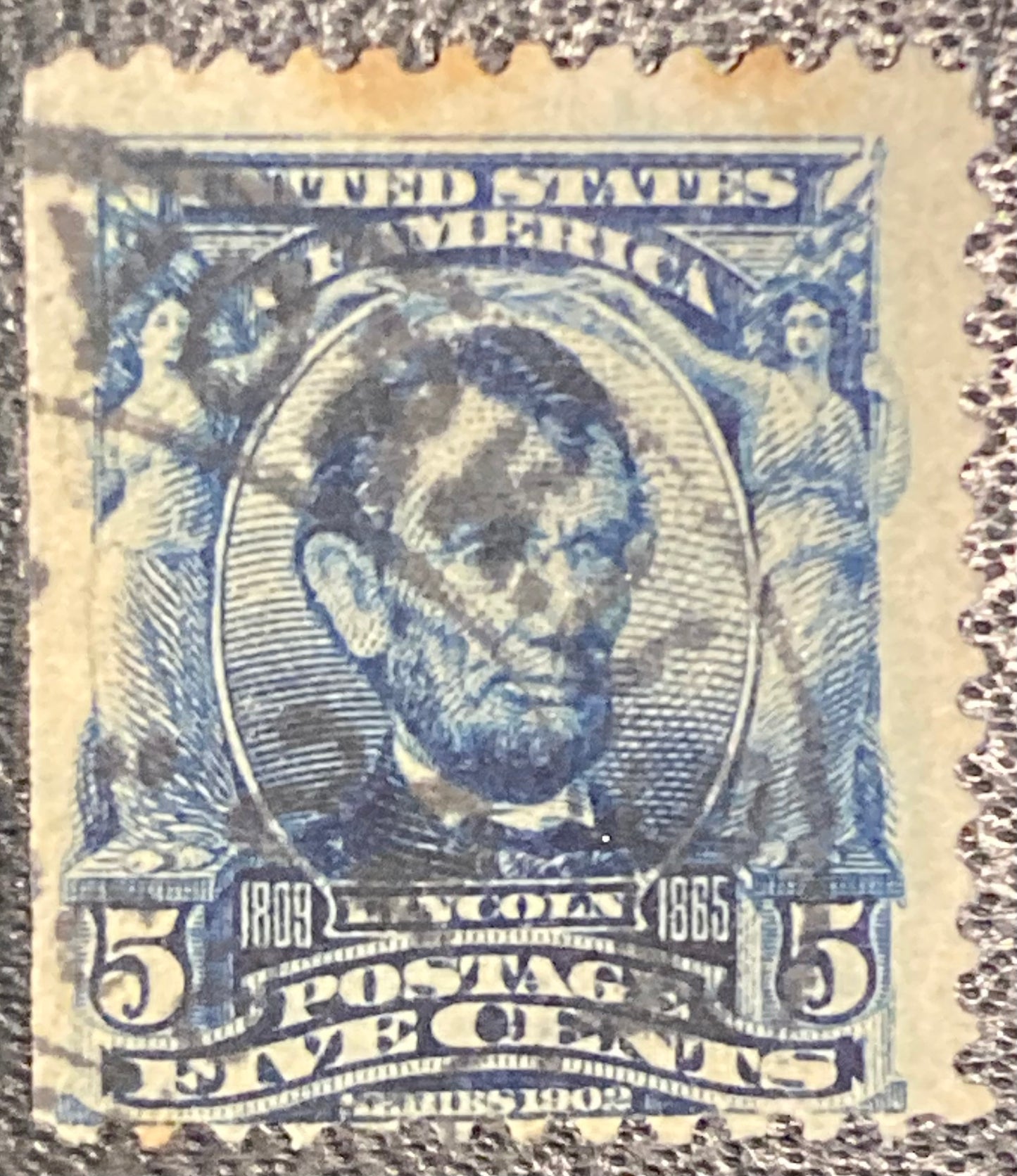 Scott #A119 - 5 Cents Blue Abraham Lincoln Stamp