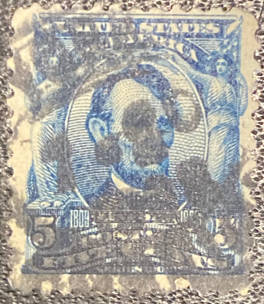 Scott #A119 - 5 Cents Blue Abraham Lincoln Stamp