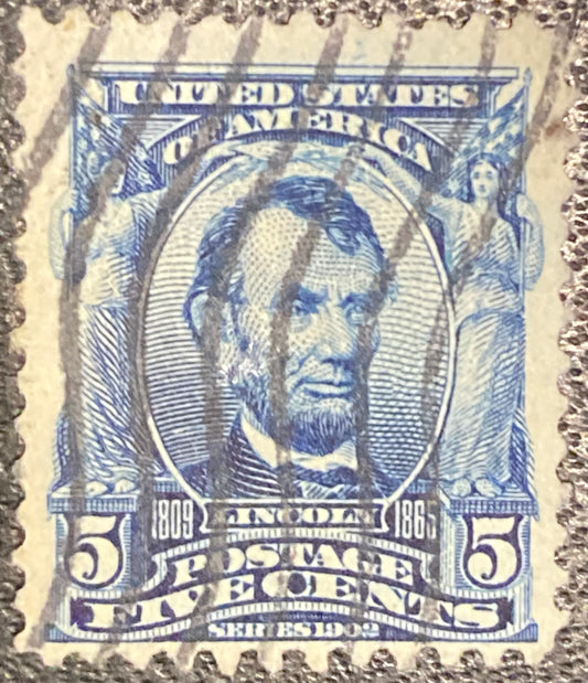 Scott #A119 - 5 Cents Blue Abraham Lincoln Stamp