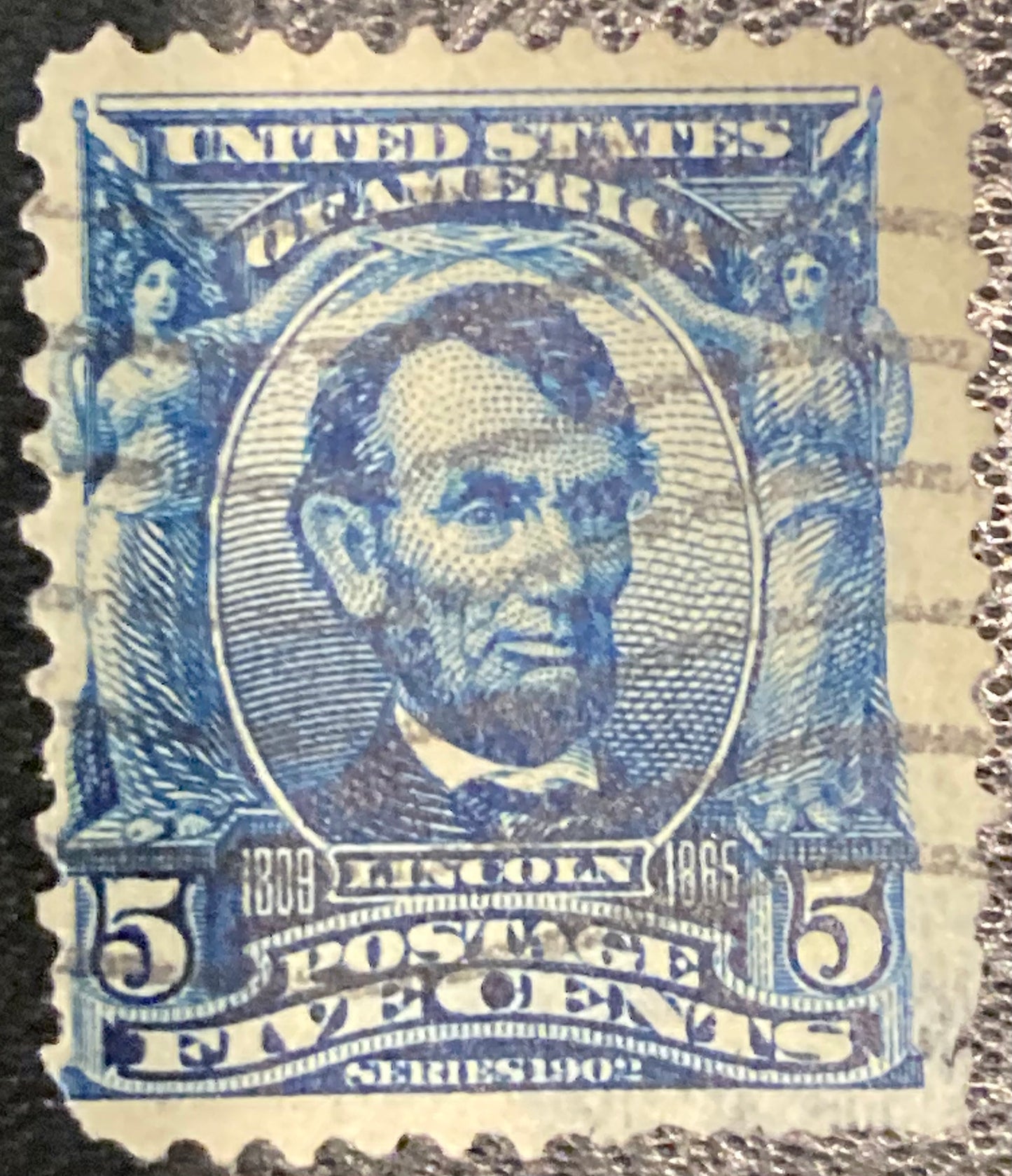 Scott #A119 - 5 Cents Blue Abraham Lincoln Stamp