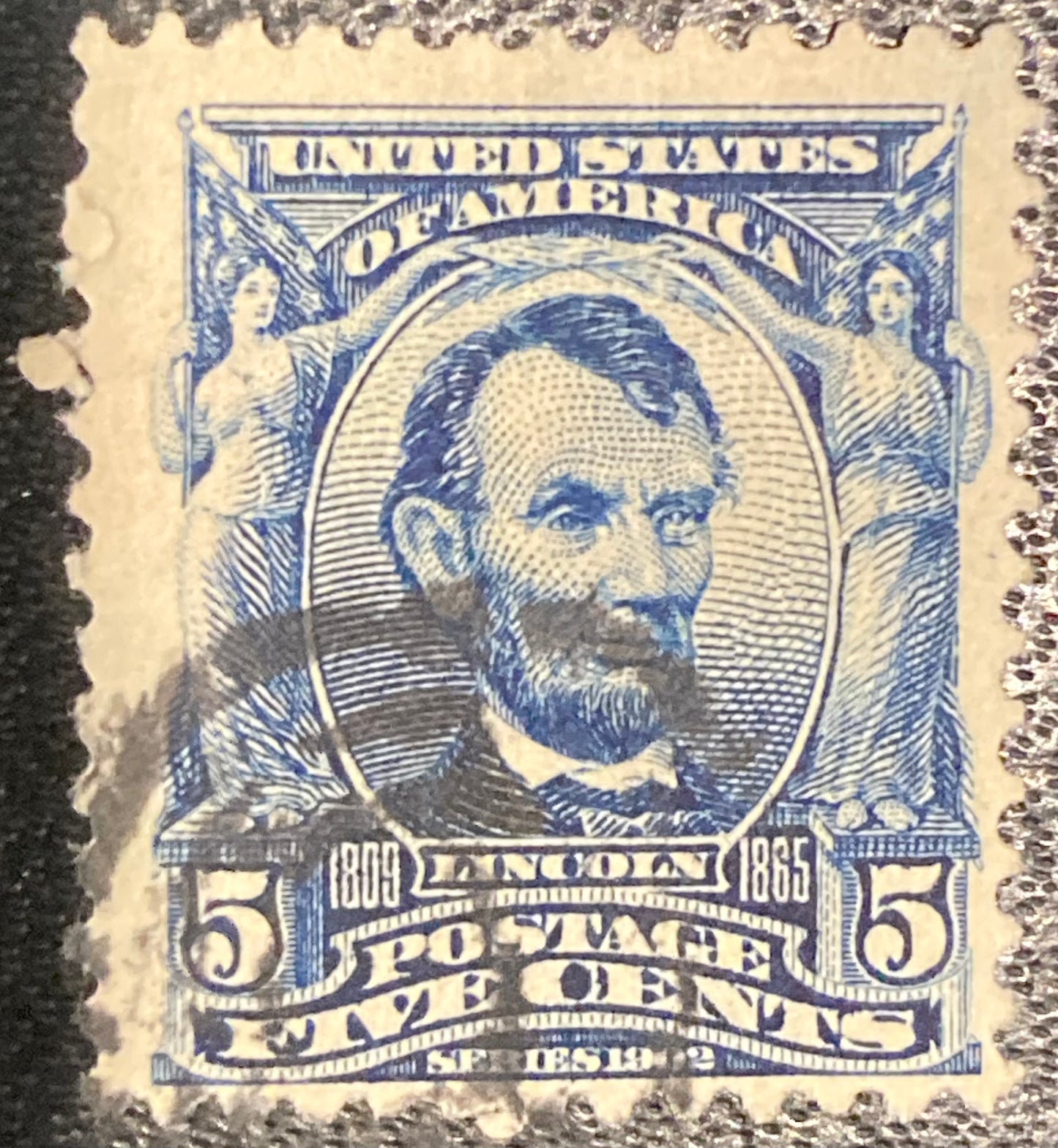 Scott #A119 - 5 Cents Blue Abraham Lincoln Stamp