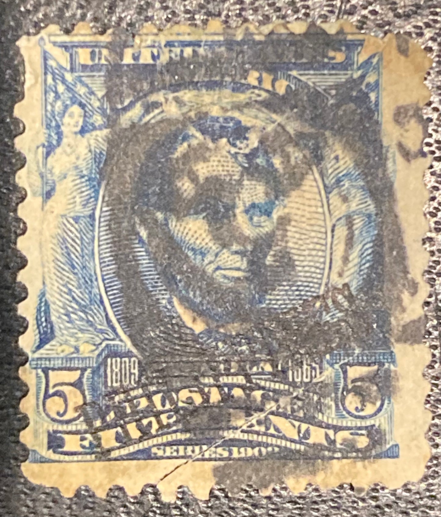 Scott #A119 - 5 Cents Blue Abraham Lincoln Stamp