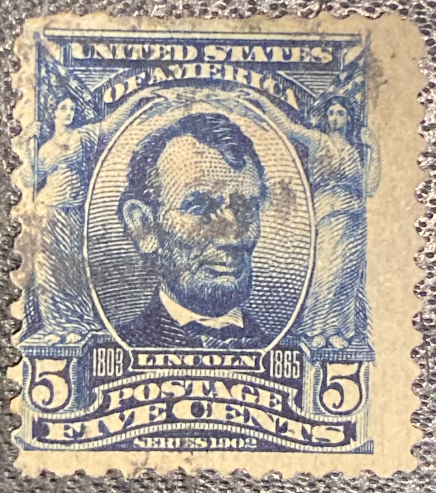 Scott #A119 - 5 Cents Blue Abraham Lincoln Stamp