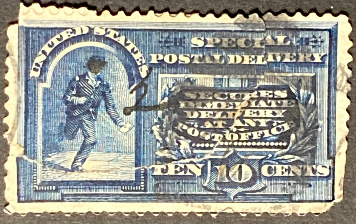 10 cents Blue Special Delivery Stamp