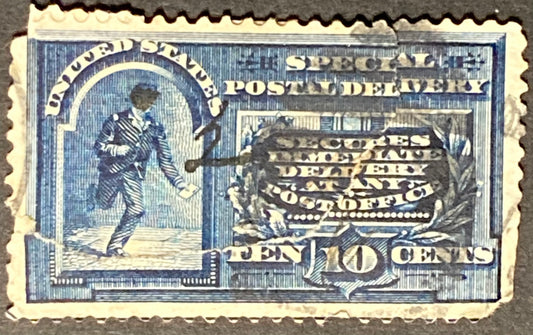 10 cents Blue Special Delivery Stamp