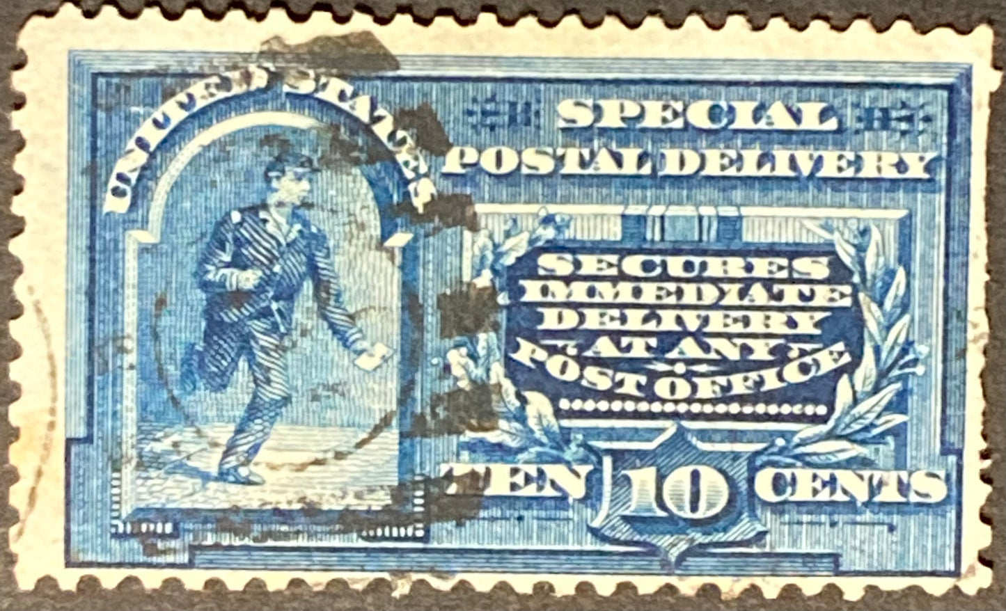 10 cents Blue Special Delivery Stamp