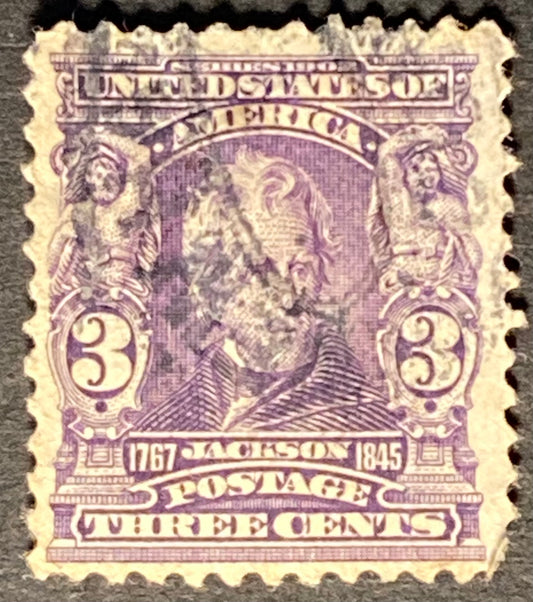 Scott #A117 3 Cents Bright Purple Jackson Stamp