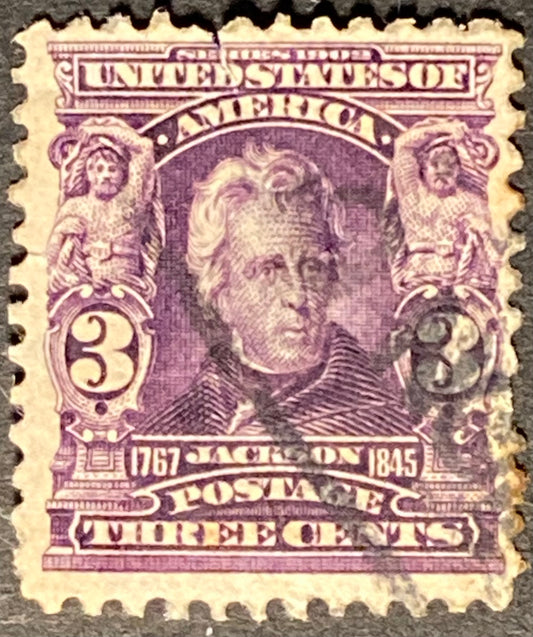 Scott #A117 3 Cents Bright Purple Jackson Stamp