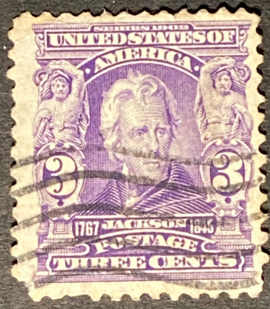 Scott #A117 3 Cents Bright Purple Jackson Stamp