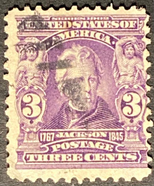 Scott #A117 3 Cents Bright Purple Jackson Stamp