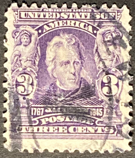 Scott #A117 3 Cents Bright Purple Jackson Stamp