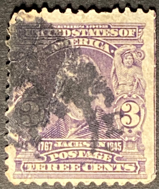 Scott #A117 3 Cents Bright Purple Jackson Stamp