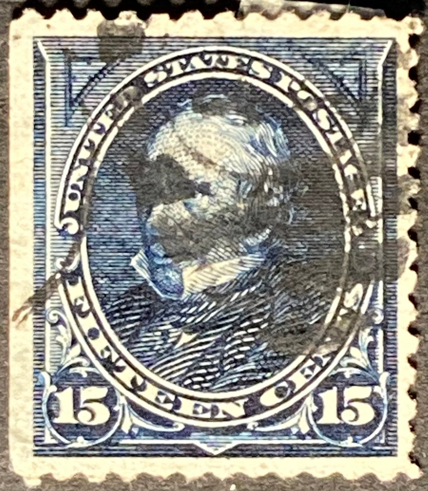 Scott #A94 15 Cents Dark Blue Webster Stamp