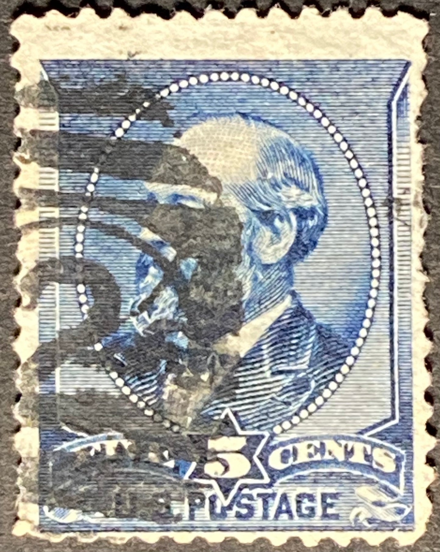 Scott #A56 - 5 Cents Indigo James A. Garfield