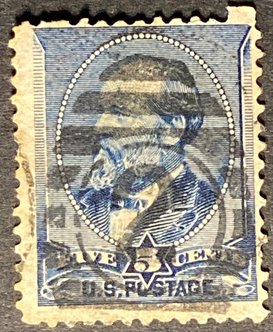 Scott #A56 - 5 Cents Indigo James A. Garfield