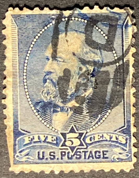 Scott #A56 - 5 Cents Indigo James A. Garfield