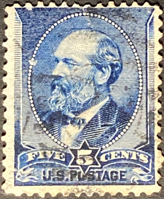 Scott #A56 - 5 Cents Indigo James A. Garfield