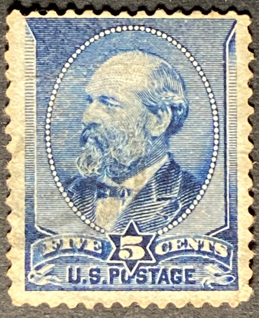 Scott #A56 - 5 Cents Indigo James A. Garfield