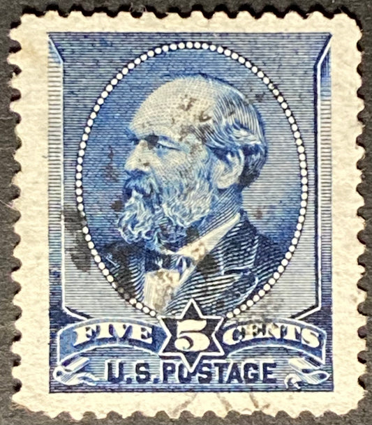 Scott #A56 - 5 Cents Indigo James A. Garfield