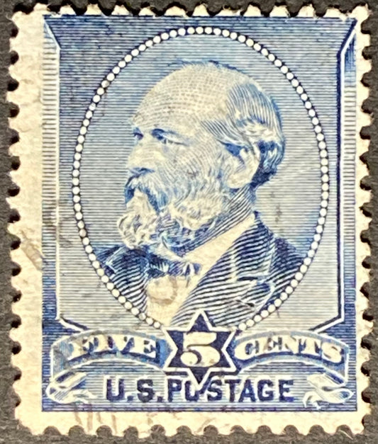 Scott #A56 - 5 Cents Indigo James A. Garfield